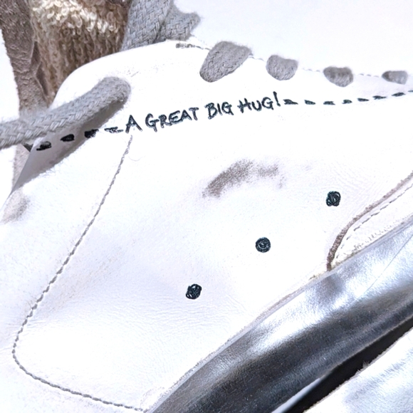 💯Golden Goose ⭐ Leather Black Marker Star Sneakers 38 - Picture 8 of 10